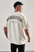 Men's Plus Size Letter Graphic Round Neck Half Sleeve T-Shirt