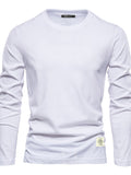 Men's Round Neck Long Sleeve T-Shirt