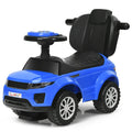 3 In 1 Ride on Push Car Toddler Stroller Sliding Car with Music-Blue