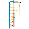 7 In 1 Kids Indoor Gym Playground Swedish Wall Ladder for Solid Wall-Yellow