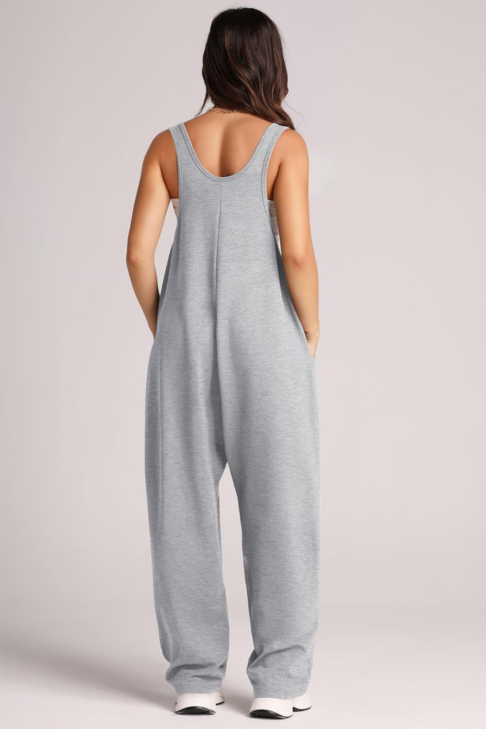 Lovelet V-Neck Wide Strap Overalls