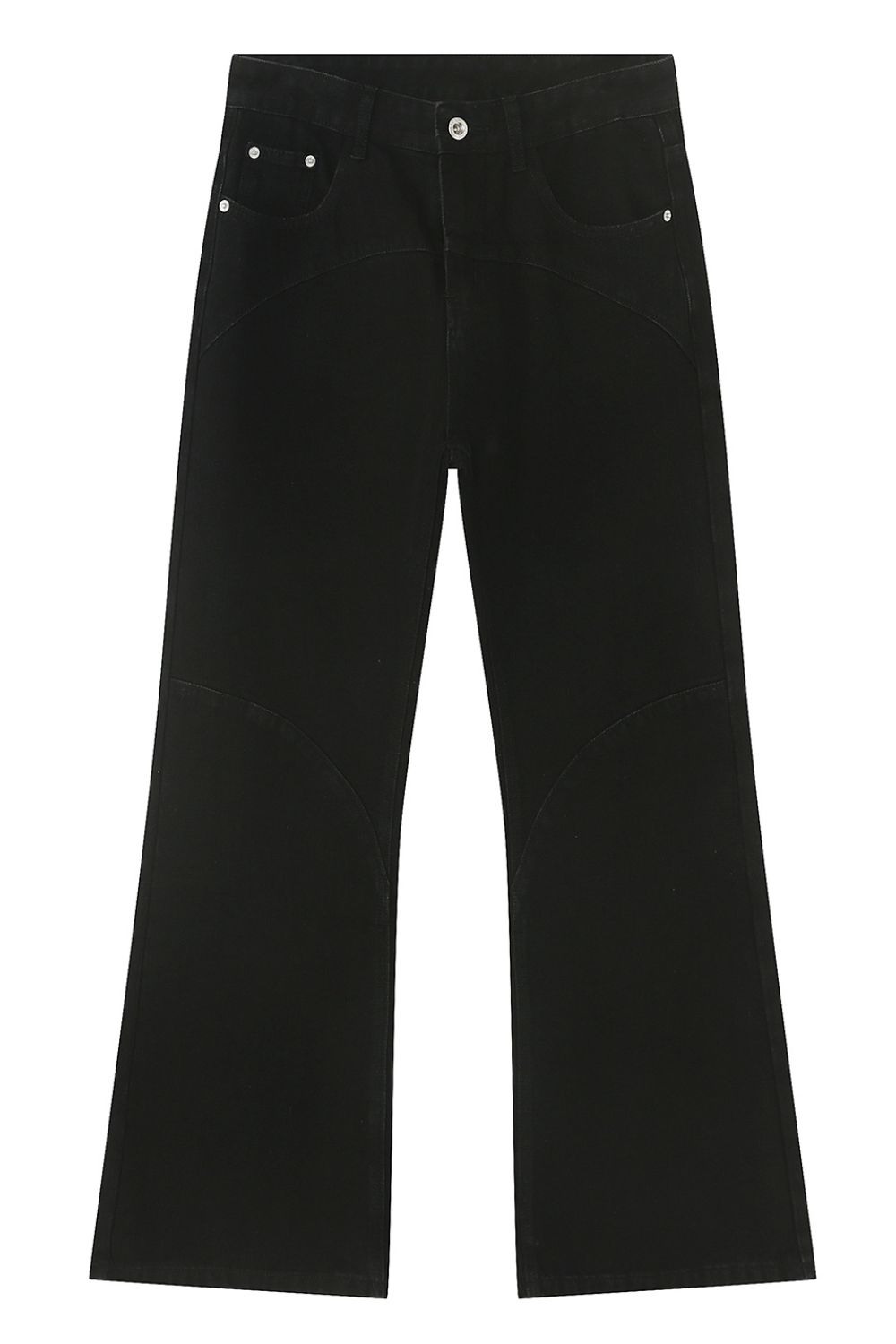 Mid Rise Jeans with Pockets