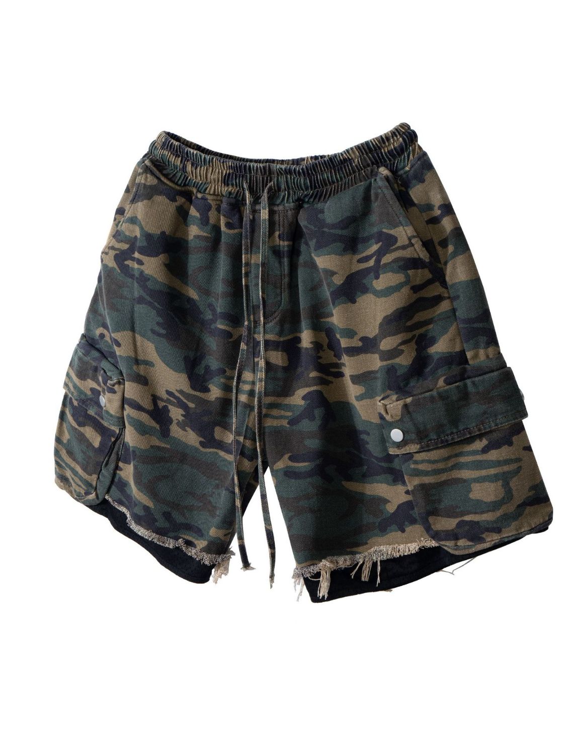 Men's Drawstring Camouflage Shorts