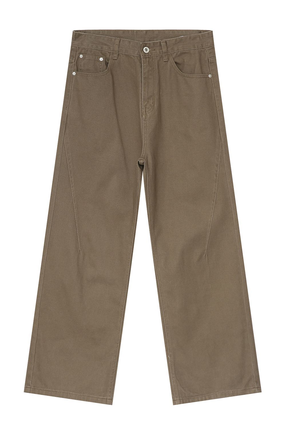 Men's Mid-Rise Straight-Leg Jeans