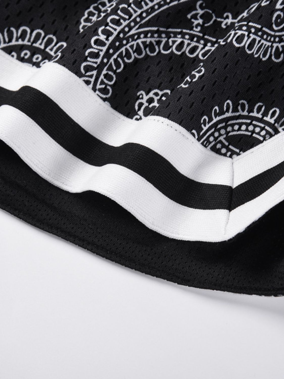 Men's Drawstring Printed Shorts