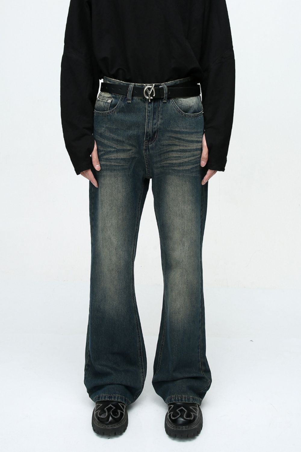 Bootcut Jeans with Pockets