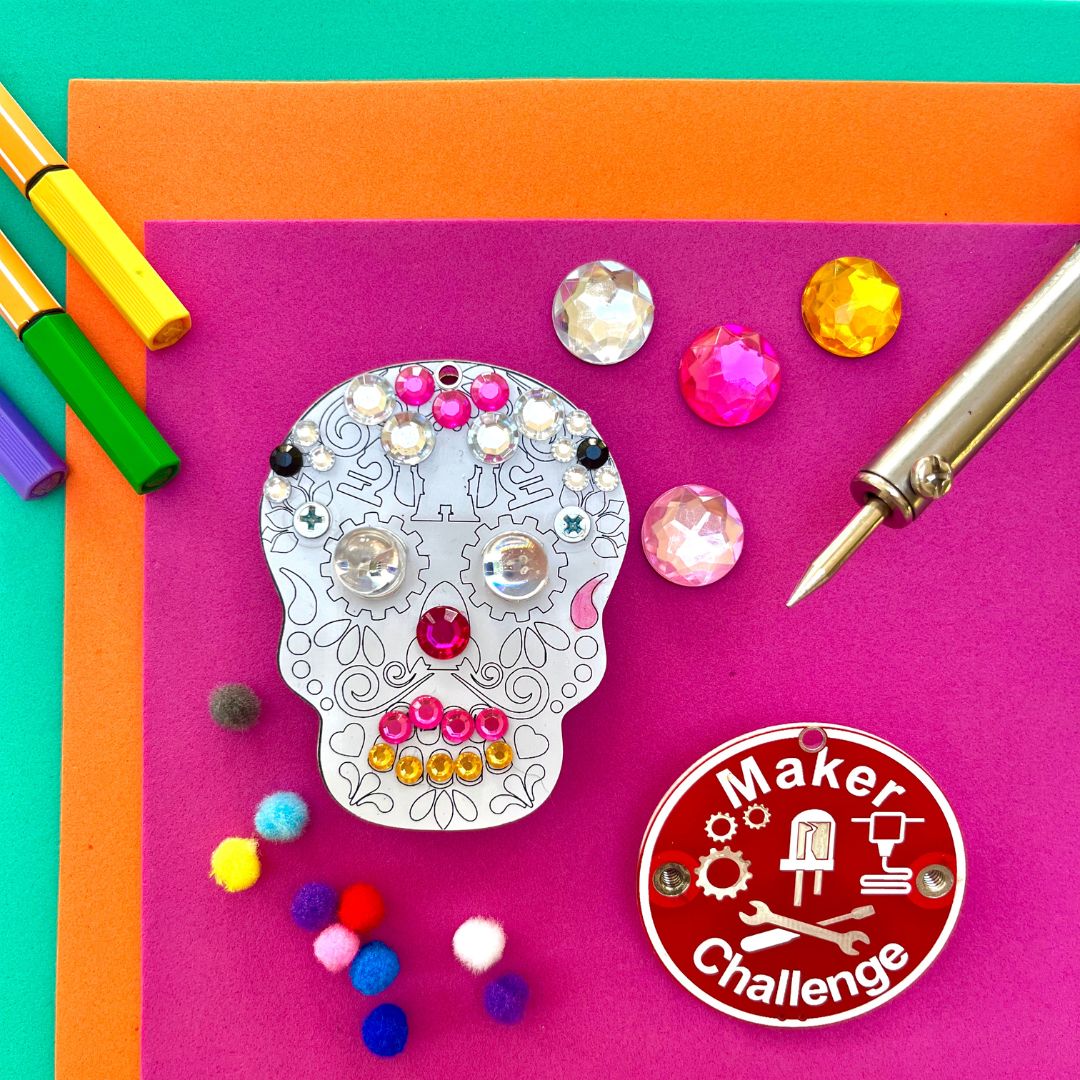 Learn To Solder - Sugar Skull