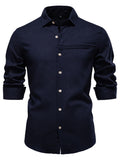 Men's Button Down Collared Neck Shirt