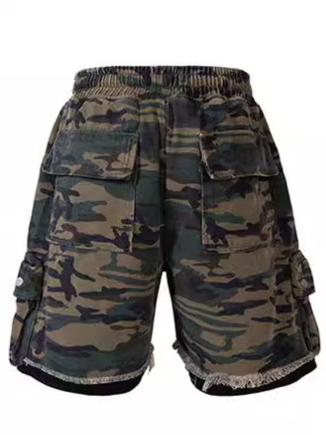 Men's Drawstring Camouflage Shorts