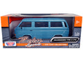 Volkswagen Type 2 (T3) Van Blue "Timeless Legends" Series 1/24 Diecast Model Car by Motormax