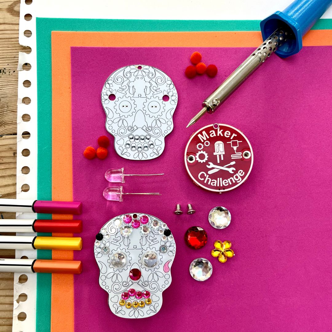 Learn To Solder - Sugar Skull