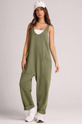 Lovelet V-Neck Wide Strap Overalls