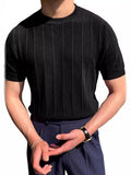Men's Full Size Round Neck Short Sleeve T-Shirt Plus Size