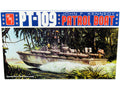Skill 2 Model Kit PT-109 John F. Kennedy World War II Patrol Boat 1/64 Scale Model by AMT