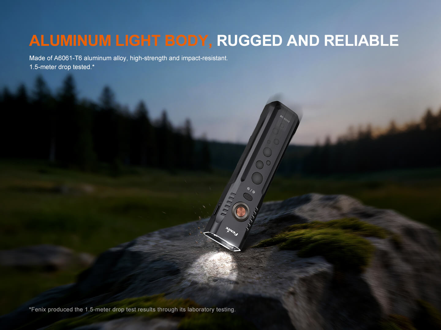 Fenix E08R UE Multi-Light EDC Flashlight With Red Light & Green Laser