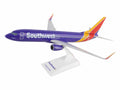 Boeing 737-800 Commercial Aircraft "Southwest Airlines - Heart One" (N8642E) Blue with Striped Tail (Snap-Fit) 1/130 Plastic Model by Skymarks