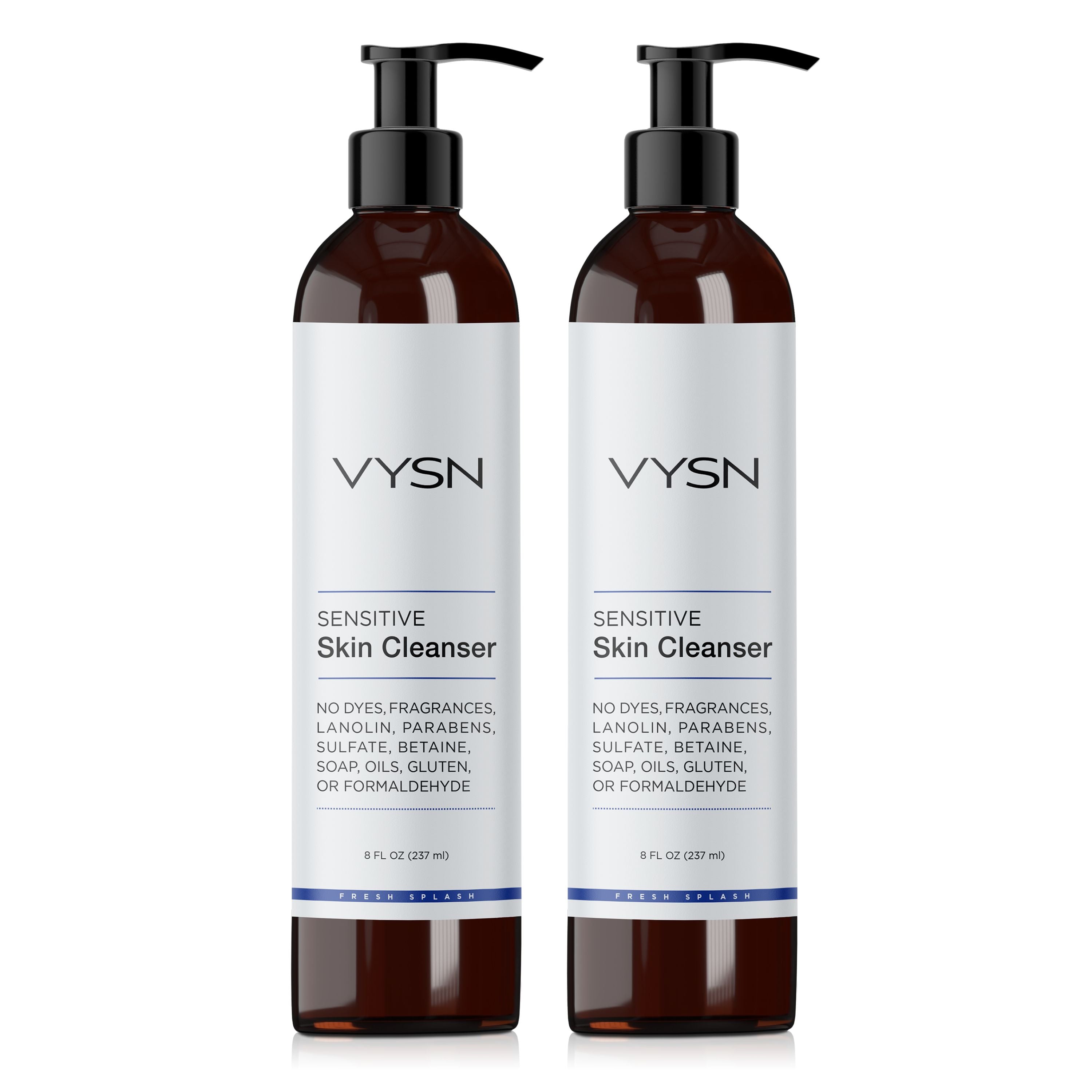 Sensitive Skin Cleanser - Gentle & Soothing Cleanser - 2-Pack -  8 oz