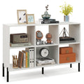 Open-Back Bookshelf with Drawer for Study-White