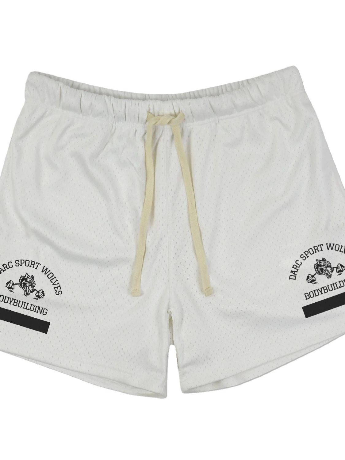 Men's Plus Size Graphic Drawstring Active Shorts