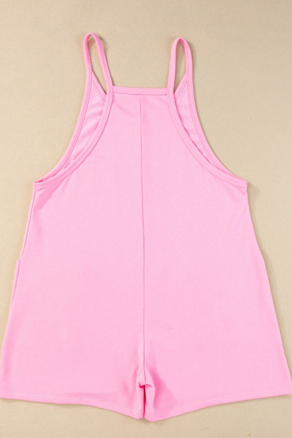 Sleeveless Romper with Pockets