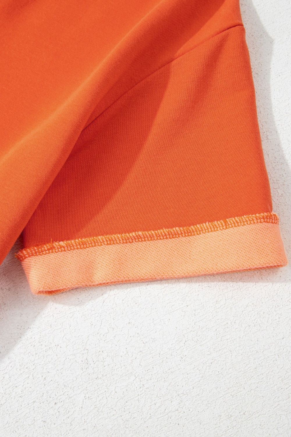 Two-Tone Short Sleeve V Neck Patched Pocket Romper