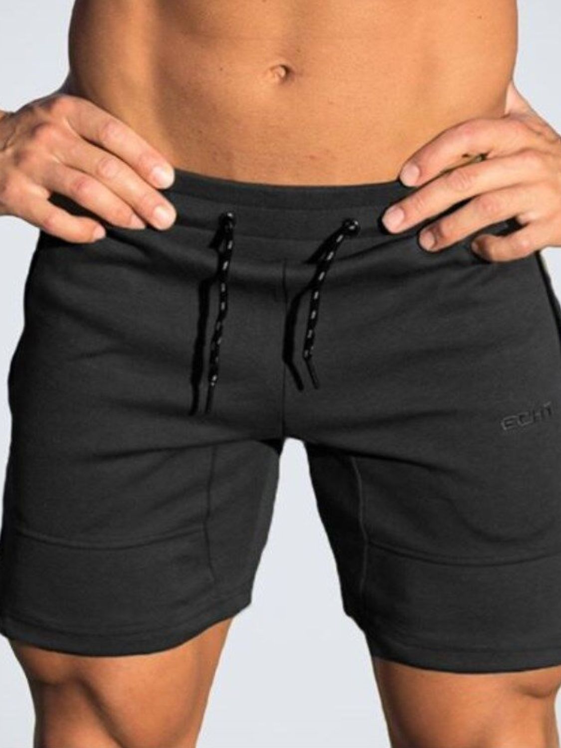 Men's Plus Size Drawstring Shorts