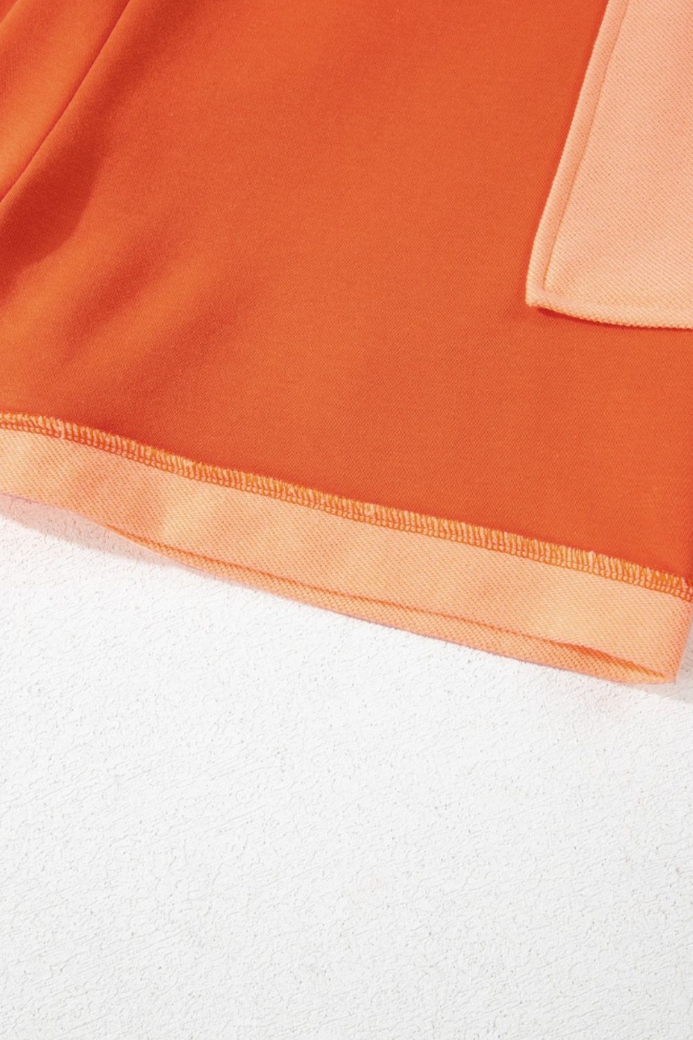 Two-Tone Short Sleeve V Neck Patched Pocket Romper