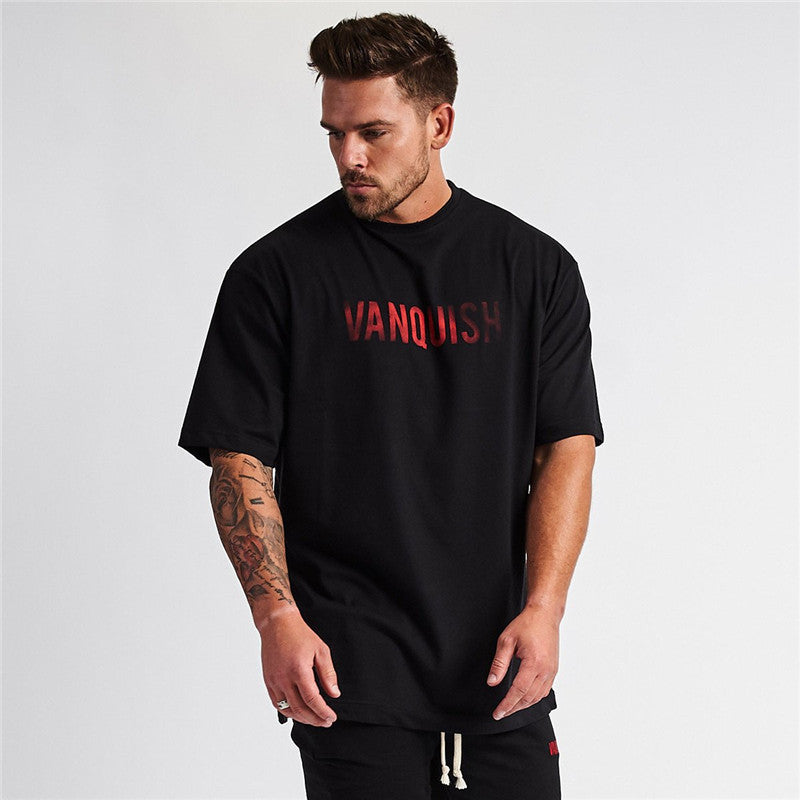 Men's Plus Size Round Neck Half Sleeve T-Shirt