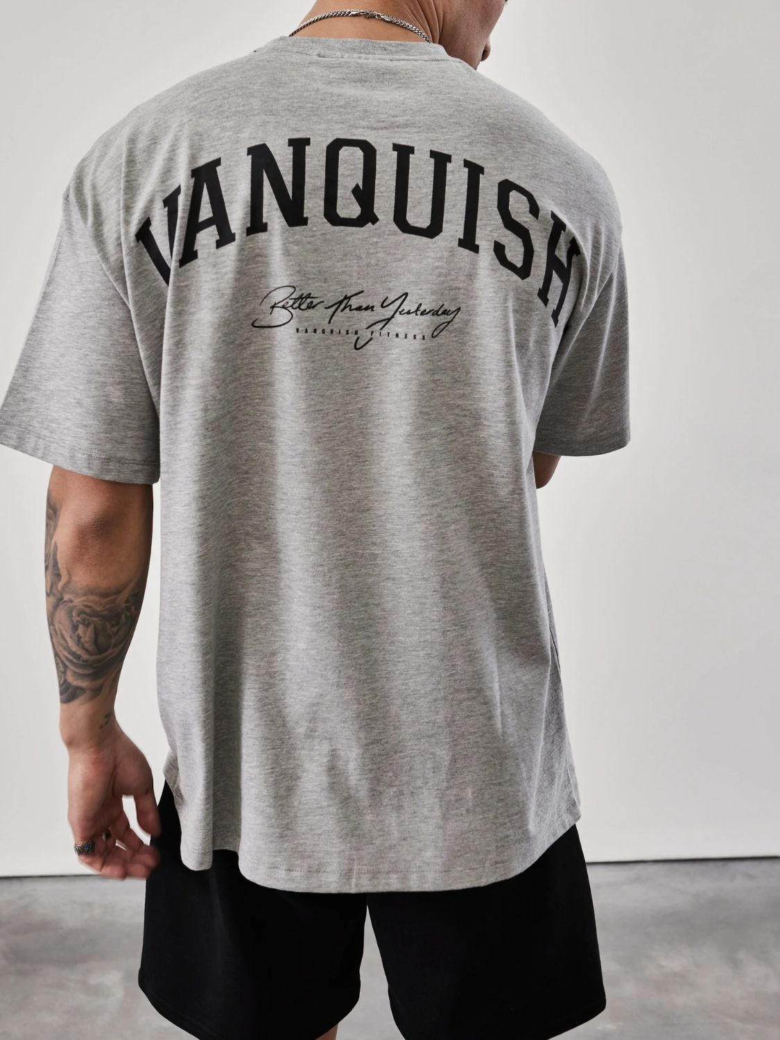Men's Plus Size Letter Graphic Round Neck Half Sleeve T-Shirt