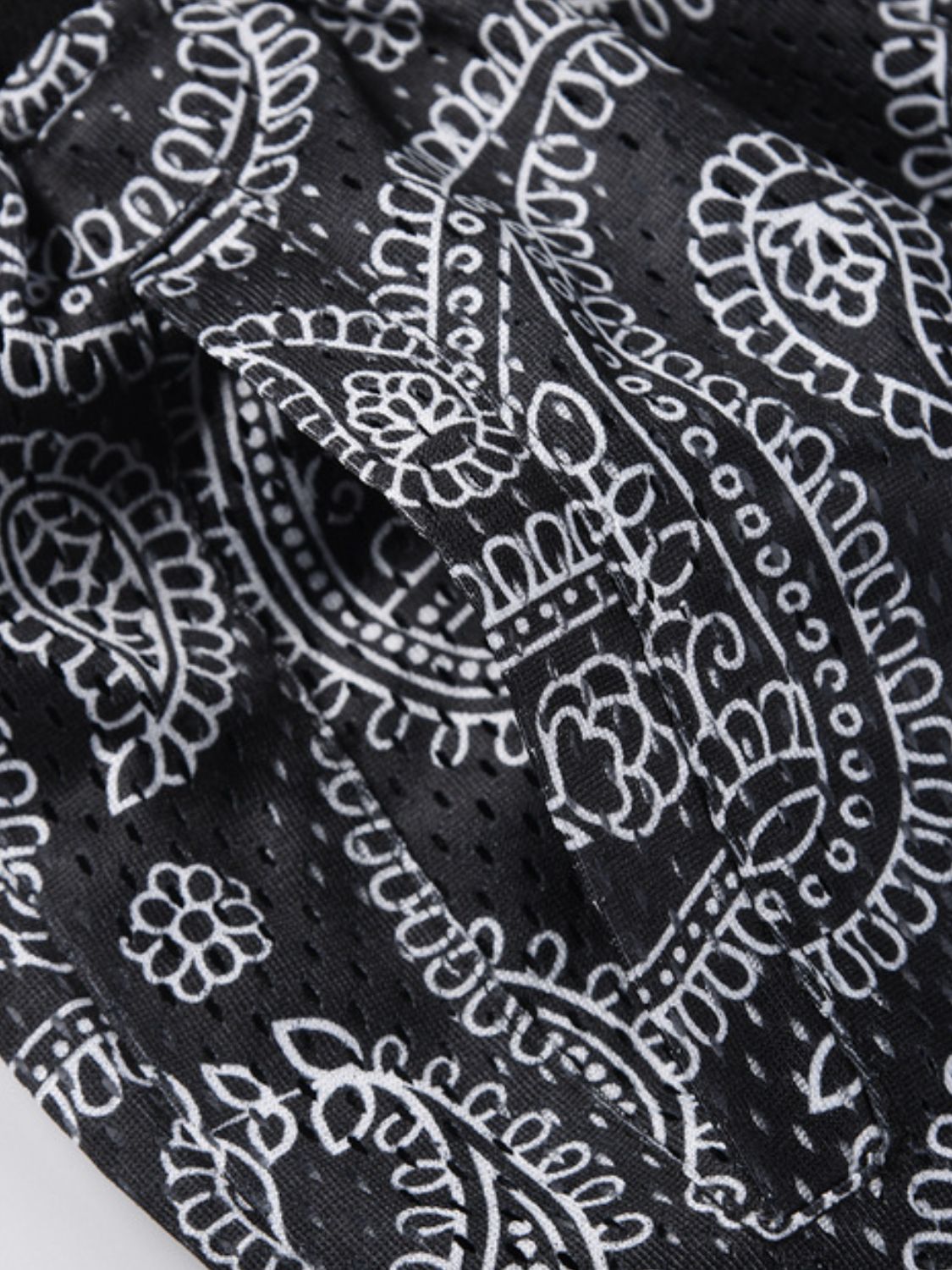 Men's Drawstring Printed Shorts