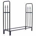 4 Feet Outdoor Heavy Duty Steel Firewood Wood Storage Rack