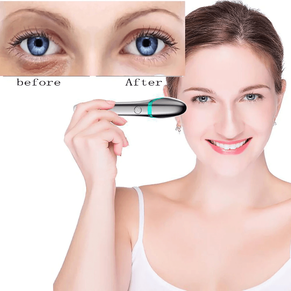 IntelliPen Anti-Aging EMS Electric Vibrating Heated Mini Face & Eye Therapy Device