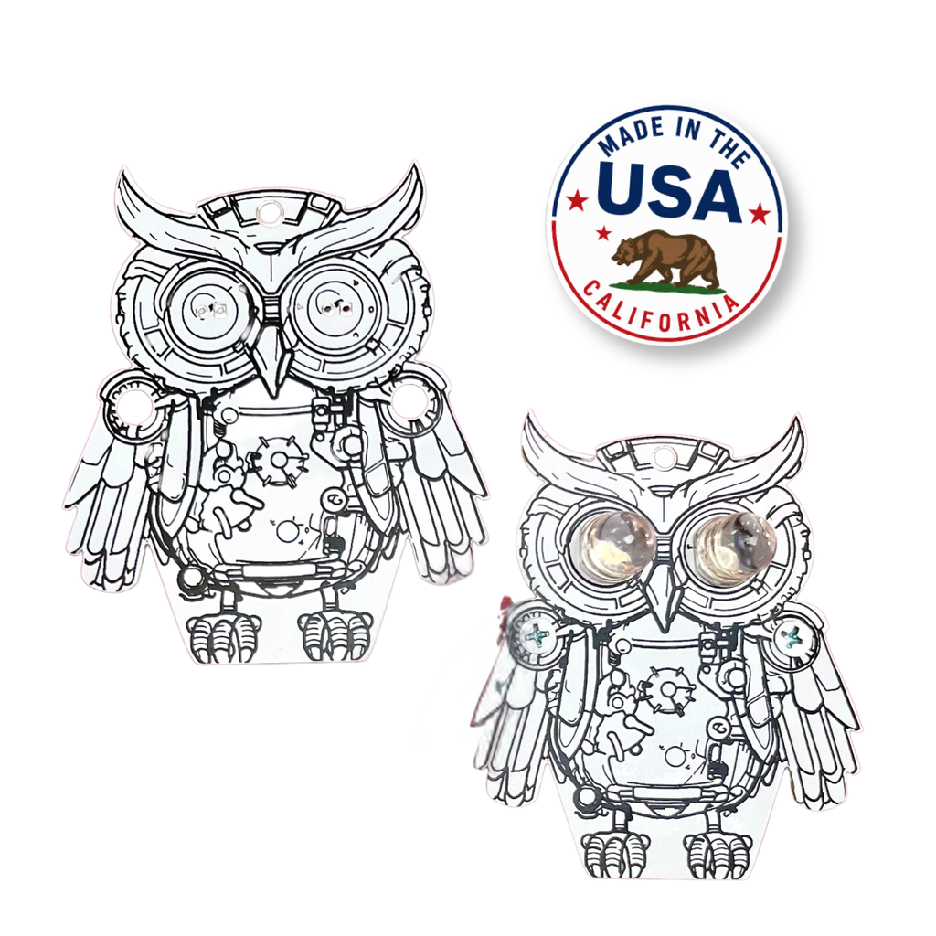 Learn To Solder - Steampunk Owl