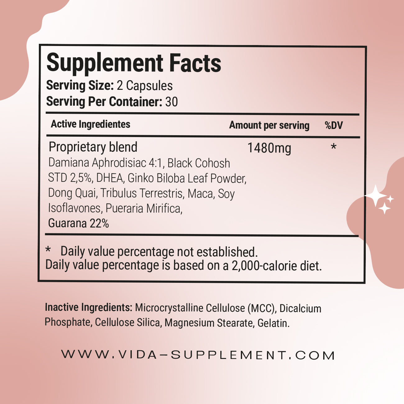 Menopausia Essentials by Vida Supplement